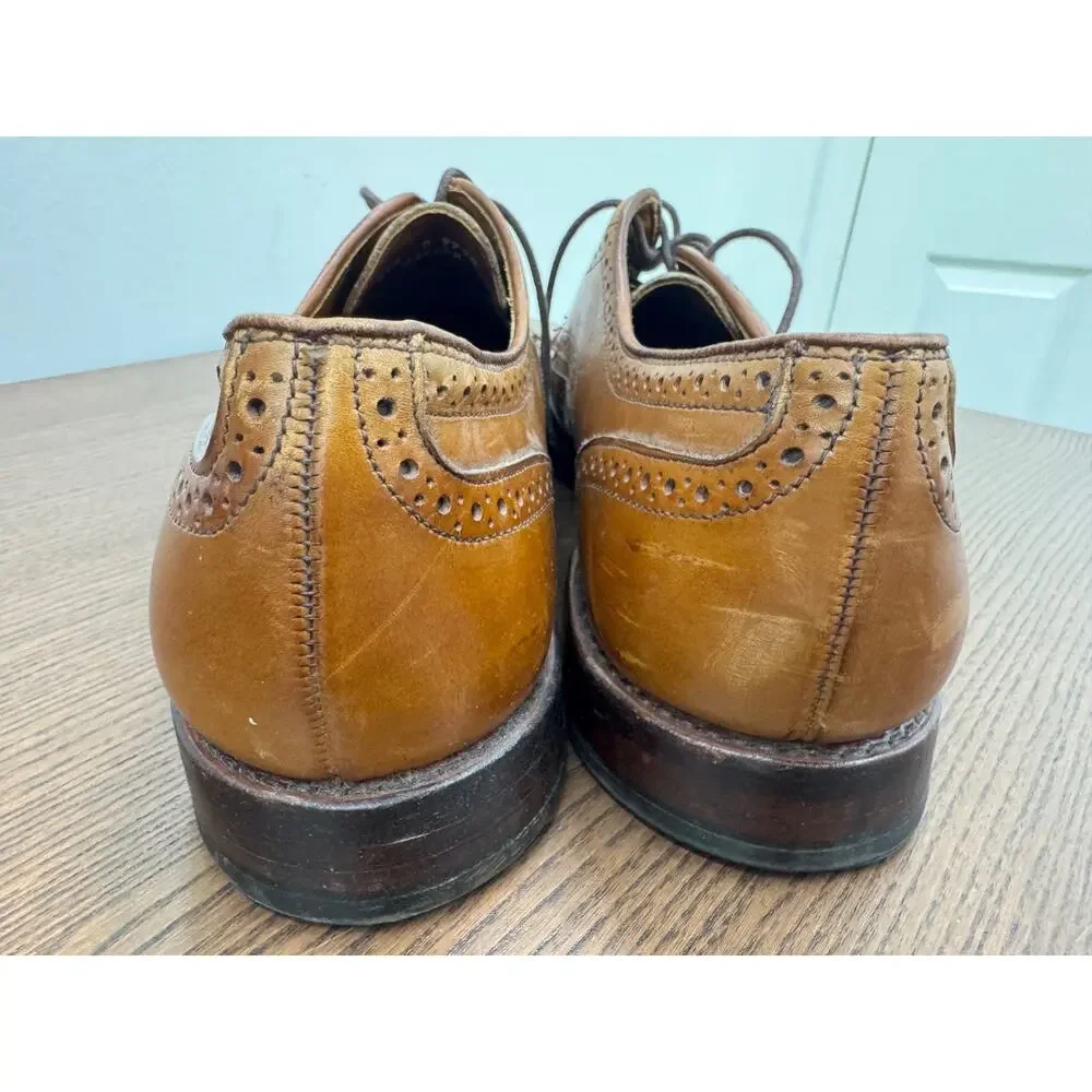 Allen Edmonds Madison Park Wingtip Brogue Derby Shoes Men's Sz 11.5D (SH300THRIF